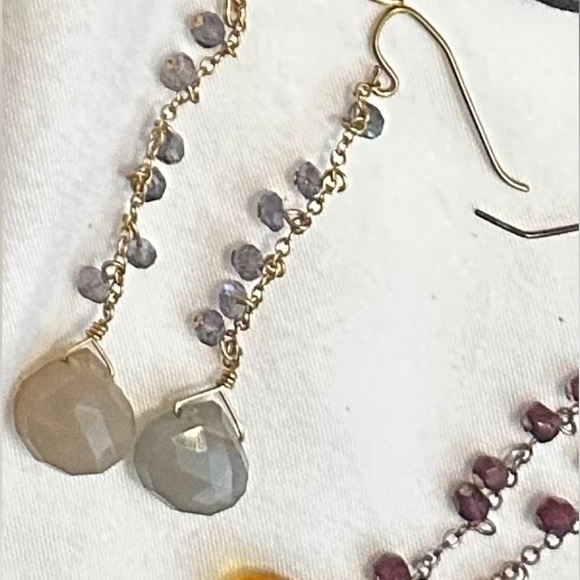 GORJANA Semi-precious stones drop earrings (2 pair in this listing) - Picture 6 of 6